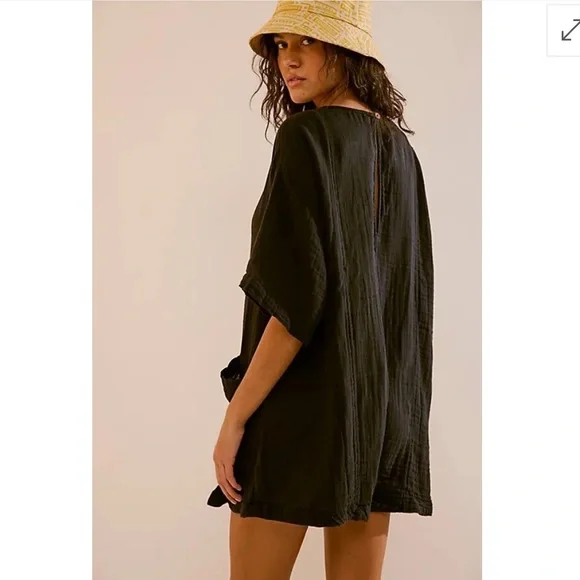 Free People Black So Lively Swim Coverup - Picture 3 of 4